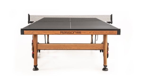 Теннисный стол складной для помещений "RASSON PREMIUM T03 Indoor" (натуральная вишня) с сеткой