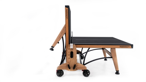 Теннисный стол складной для помещений "RASSON PREMIUM T03 Indoor" (натуральный дуб) с сеткой