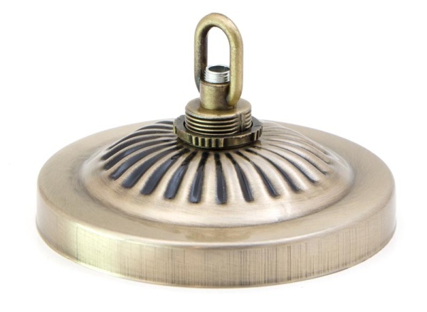 Декоративная чашка, потолочная (матово-бронзовая)