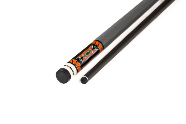 Кий / пирамида 2-pc "Winner Carbon 019" (черно-зеленый)