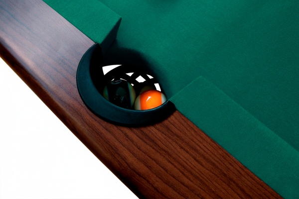 Бильярдный стол для пула Dynamic Billard "Triumph" 8 футов (коричневый) в комплекте, аксессуары и сукно