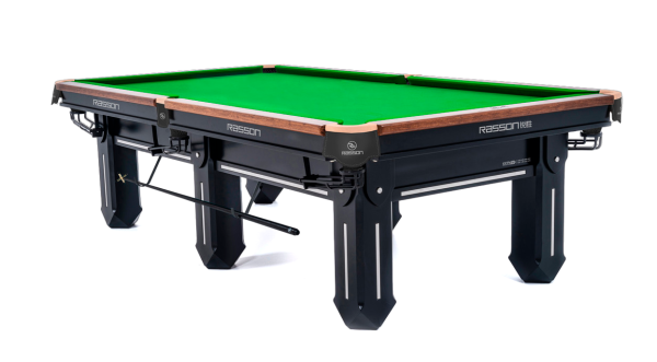 Стол / китайский пул "Rasson Sword II" 9 ф (черный, плита 45 мм в комплекте c аксессуарами + сукно)