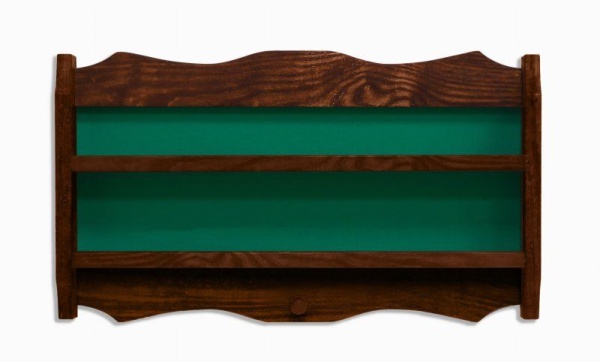 Полка для шаров навесная (черный орех, 60 х 34 х 9 см)