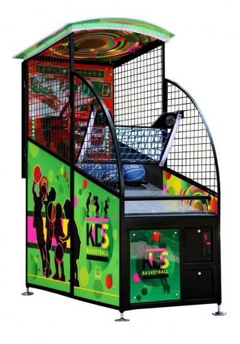 Интерактивный автомат баскетбол «Kids Basketball» 210 x 160 x 80 cm, (жетоноприемник)