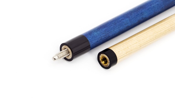 Двухсоставной бильярдный кий для русской пирамиды Classic "WBC-B" (синий)