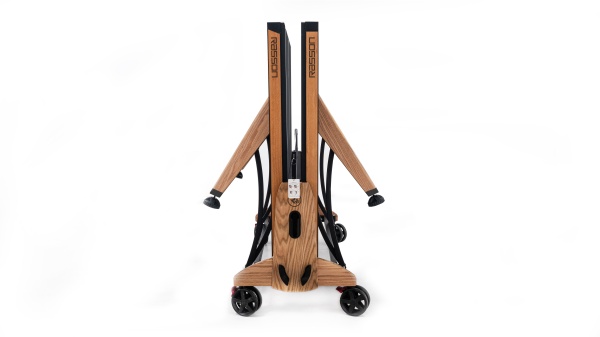 Теннисный стол складной для помещений "RASSON PREMIUM T03 Indoor" (натуральный дуб) с сеткой